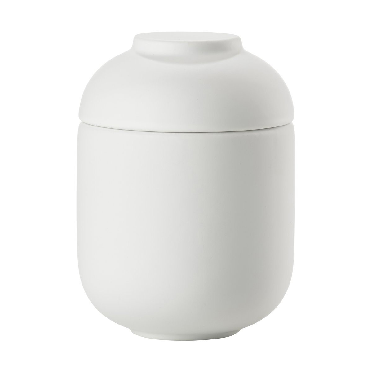 Zone Denmark Sensu burk med lock 6,5x9 cm White | Skandinavisk Design | Boxar & Askar | Vit
