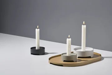 Singles ljusstake Ø9 cm - Black - Zone Denmark