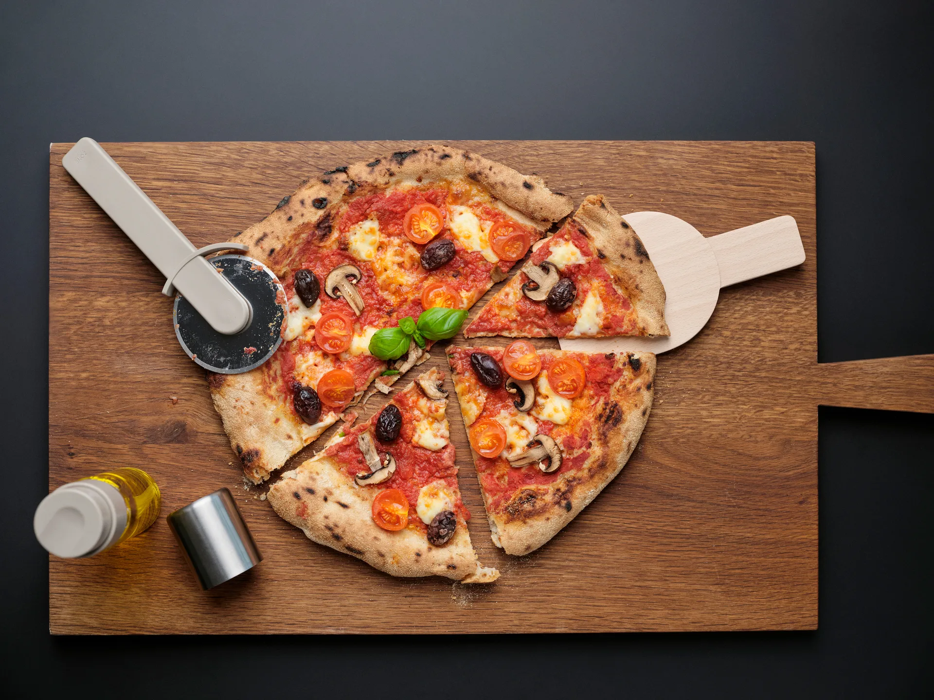 Singles pizzaset 3 delar, Soft taupe Zone Denmark