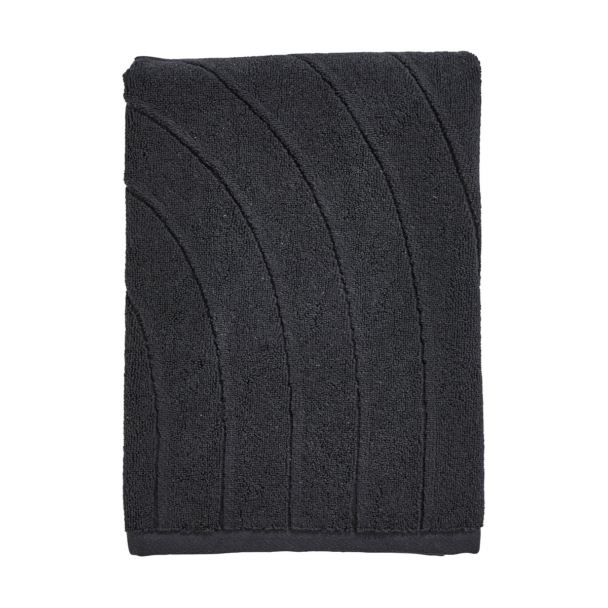 Zone Denmark Time badlakan 70x140 cm Black | Skandinavisk Design | Badlakan | Svart