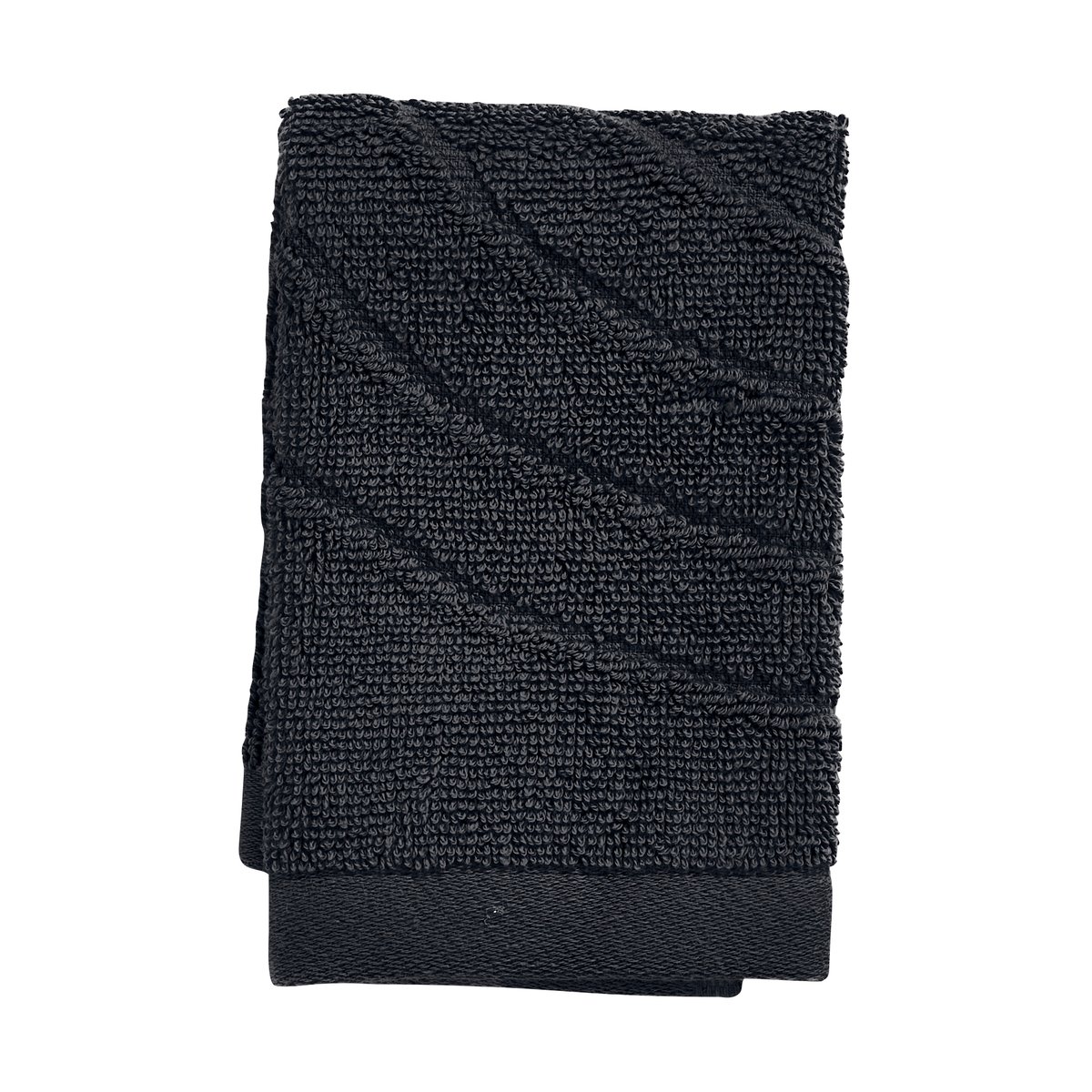 Zone Denmark Time tvättlapp 30x30 cm Black | Skandinavisk Design | Handdukar | Svart