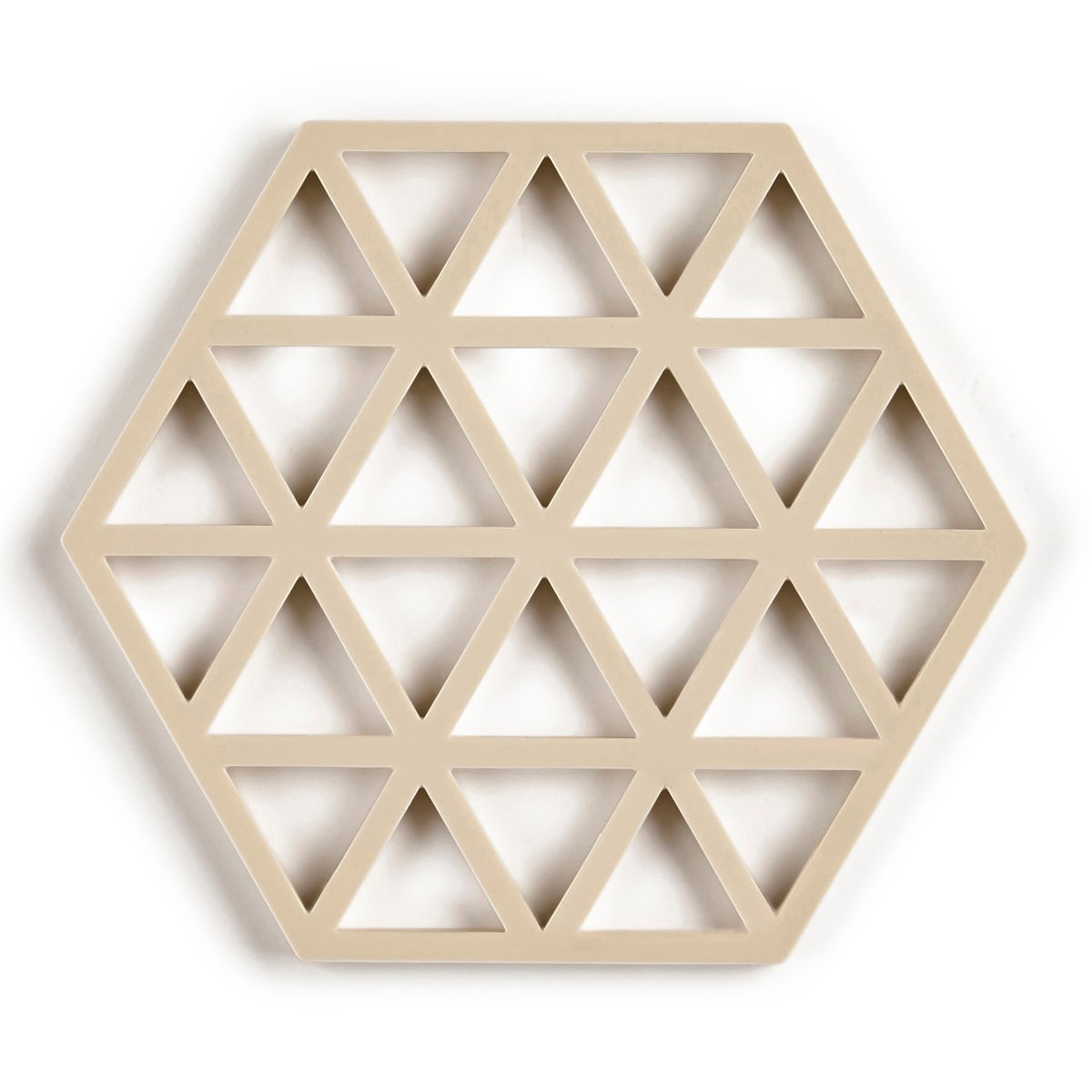 Zone Denmark Triangle grytunderlägg Birch | Skandinavisk Design | Grytunderlägg | Beige