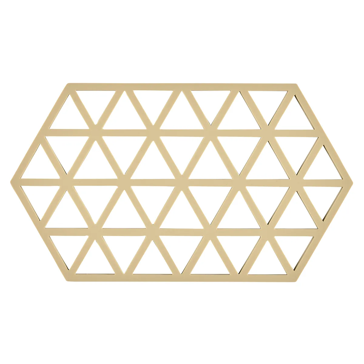 Zone Denmark Triangles grytunderlägg 14x24 cm Warm sand