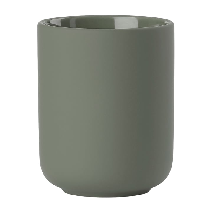 Zone Denmark Ume tandborstmugg Olive green | Skandinavisk Design | Tandborsthållare | Grön