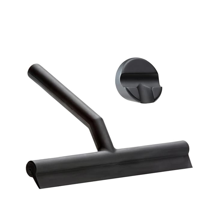 Wiper duschskrapa, black, med hållare Zone Denmark