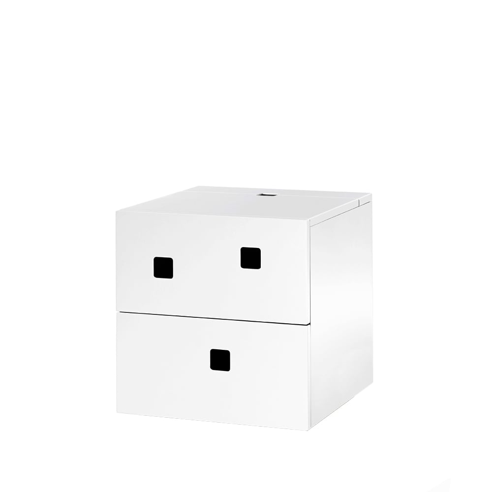 Zweed Peep S1 sängbord vägghängt vit cm | Skandinavisk Design | Sängbord | Vit