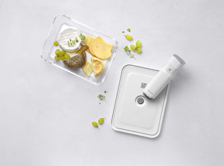 Fresh & save vakuum rektangulär matlåda 2 L, Borosilikatglas Zwilling