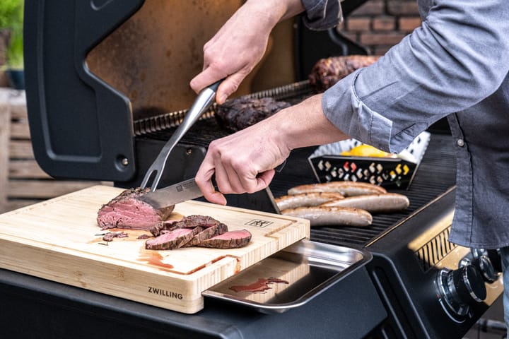 Zwilling BBQ+ skärbräda bambu uppsamlingsbricka, 39x30 cm Zwilling