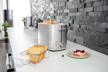 Zwilling brödrost med brödvärmare 2 korta fack - Silver - Zwilling