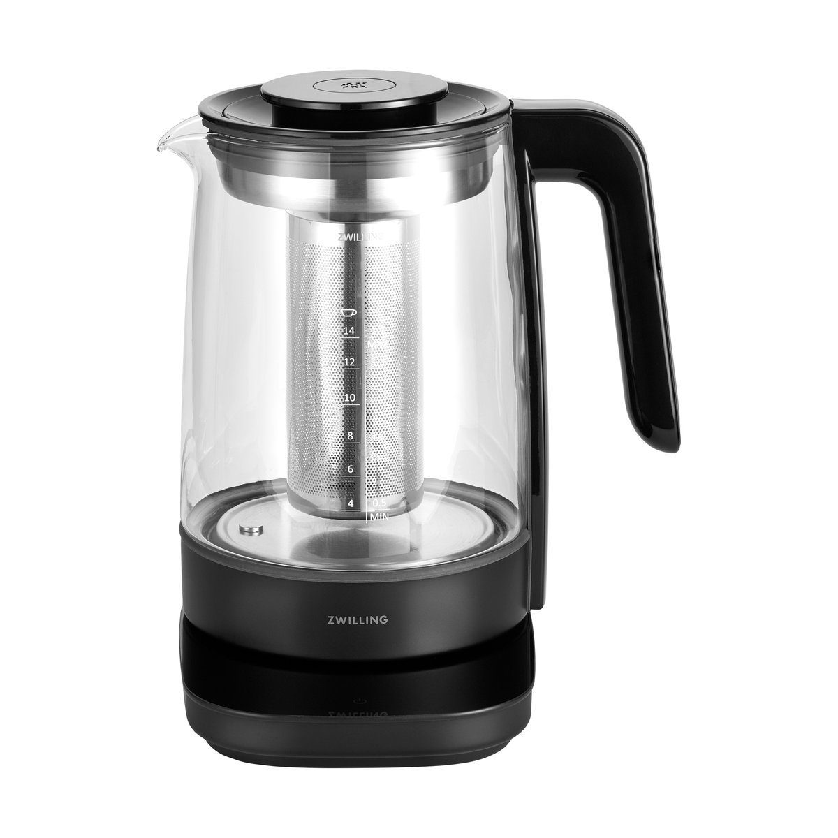 Zwilling elektrisk vattenkokare och tesil 1,7 L Svart