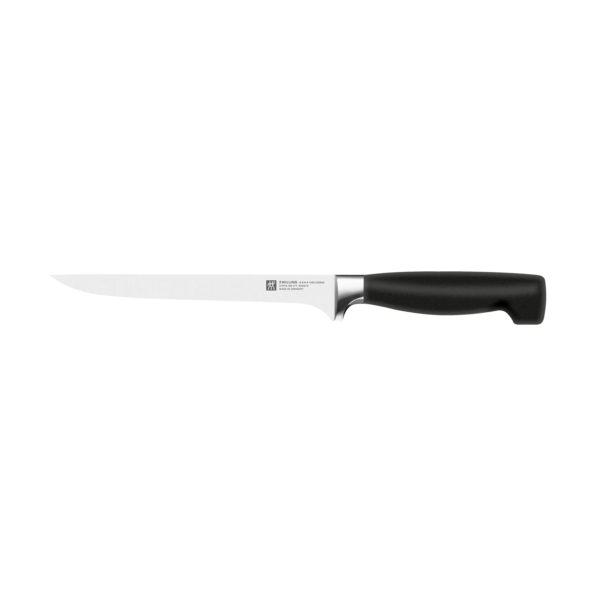 Zwilling Four star filékniv 18 cm, Svart-rostfritt stål Zwilling