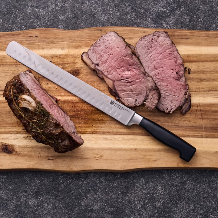 Zwilling Four star filé/trancherkniv 26 cm, Svart-rostfritt stål Zwilling