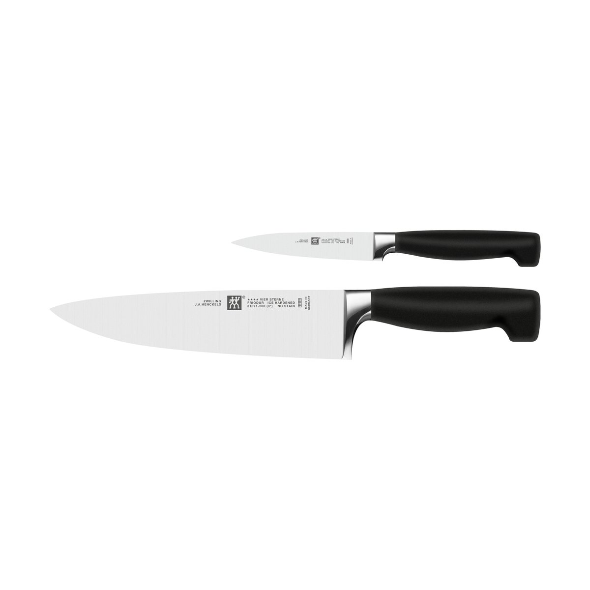 Zwilling Four star knivset 2 delar Svart-rostfritt stål