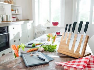 Zwilling Four star knivset 3 delar - Svart-rostfritt stål - Zwilling