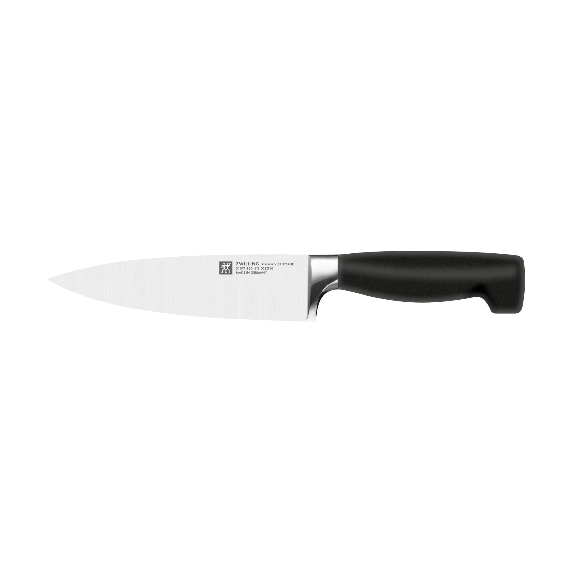 Zwilling Four star kockkniv 16 cm, Svart-rostfritt stål Zwilling