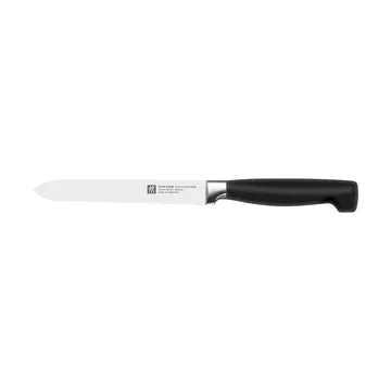 Zwilling Four star tandad allkniv 13 cm - Svart-rostfritt stål - Zwilling