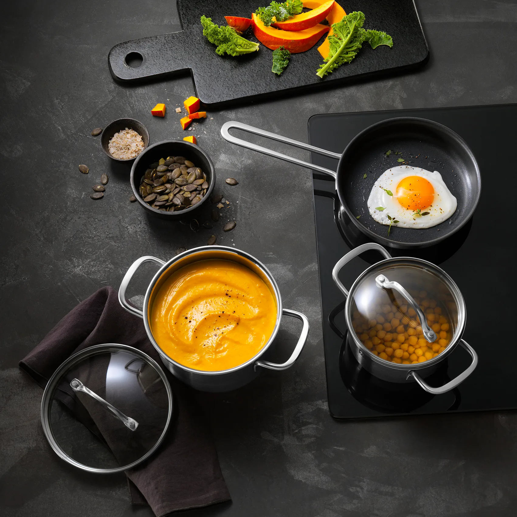 Zwilling Pico stekpanna 16 cm, Silver-svart Zwilling