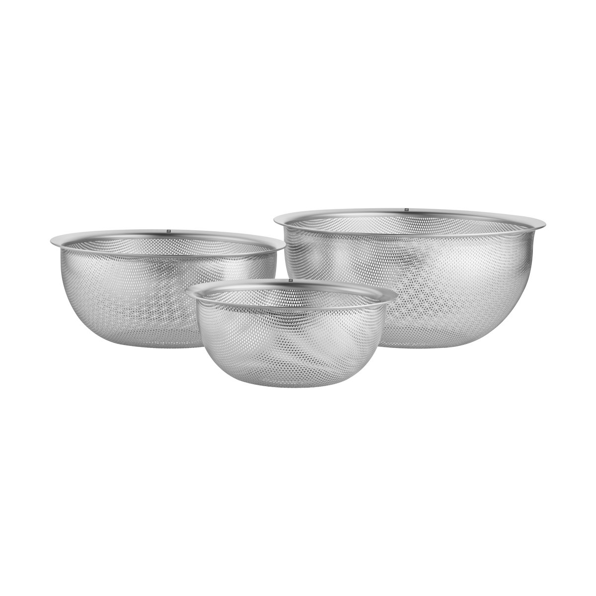 Zwilling Prep durkslagsset 3 delar Rostfritt stål | Skandinavisk Design | Durkslag, Silar & Trattar | Silverfärgad