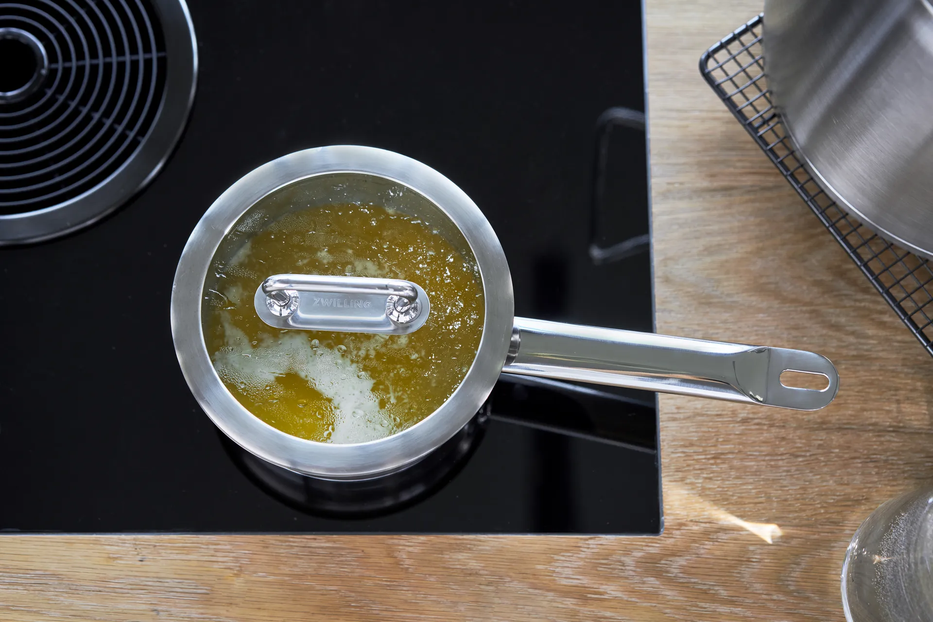 Zwilling Pro kastrull med glaslock rostfritt stål, 3,1 L Zwilling