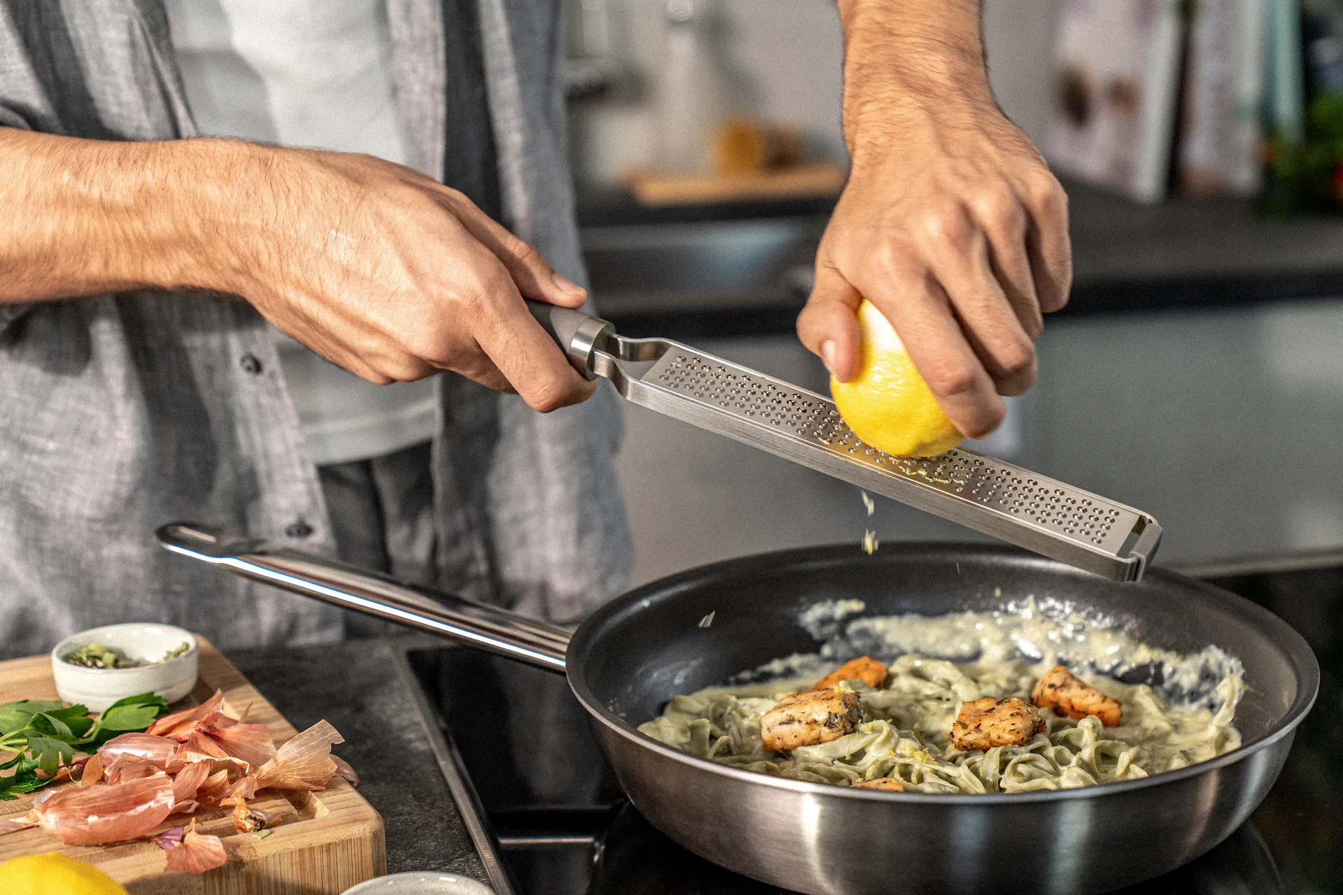 Zwilling Pro rivjärn zester Z cut 38 cm, Grå-rostfritt stål Zwilling