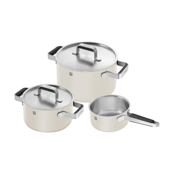 Zwilling Pure kastrullset 5 delar - Elfenbensvit - Zwilling