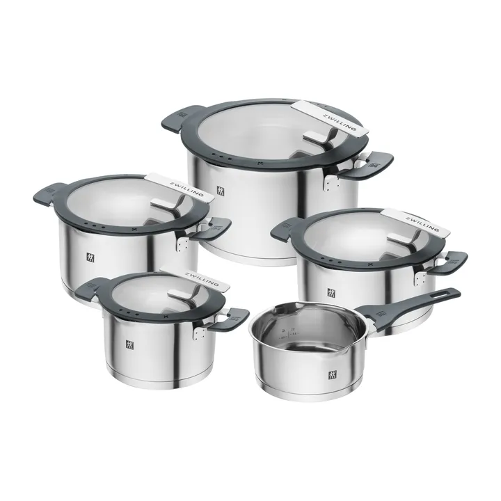 Zwilling Simplify grytset 5 delar - Silver - Zwilling