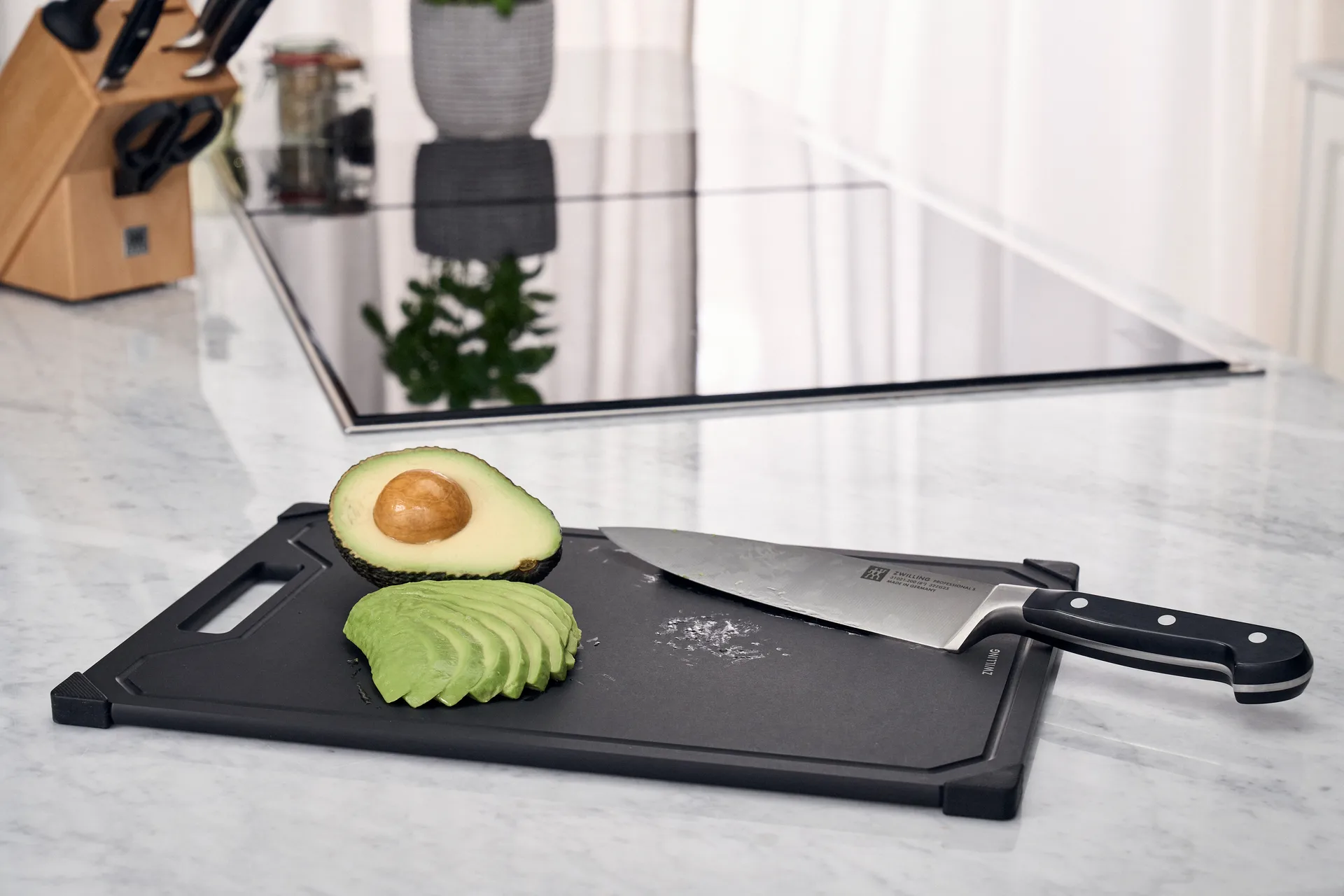 Zwilling skärbärda träfiber svart, S Zwilling