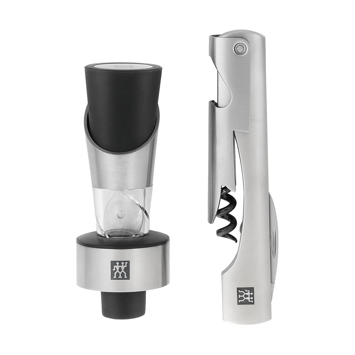 Zwilling sommelierset 2 delar Rostfritt stål | Skandinavisk Design | Vin- & bartillbehör | Silverfärgad