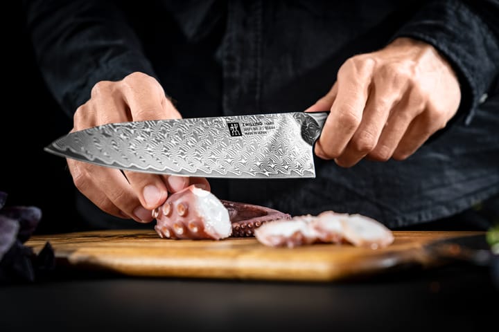 Zwilling Tanrei kockkniv Gyutoh 20 cm, Damaskus-svart Zwilling