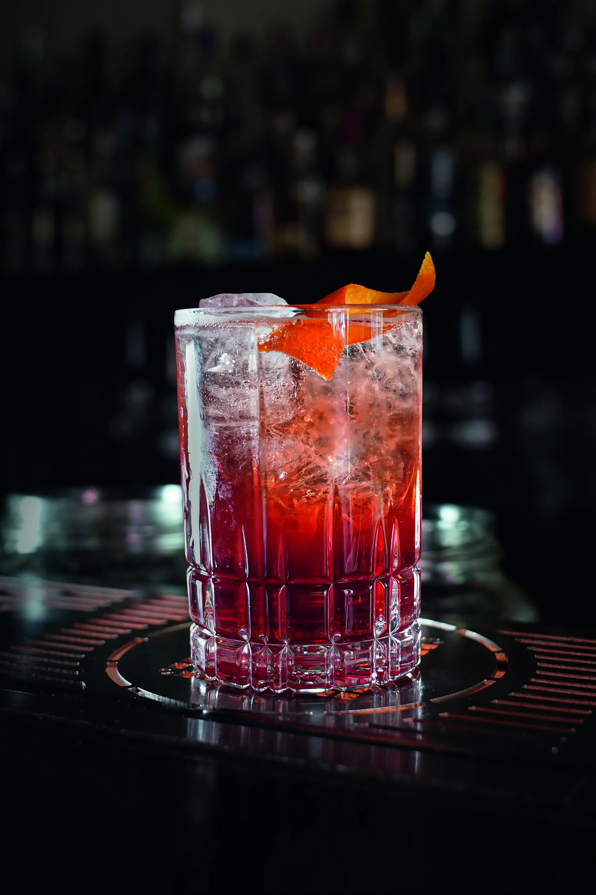 Virgin Long Island Iced Tea är en populär alkoholfri cocktail och serveras här i ett Perfect Serve whiskeyglas från Spiegelau.