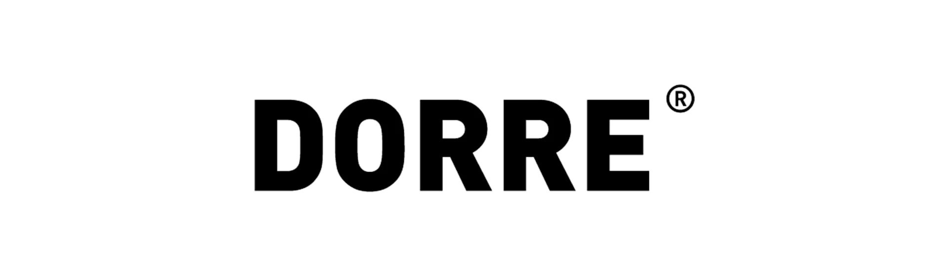DORRE-logotyp med registrerat varumärkessymbol