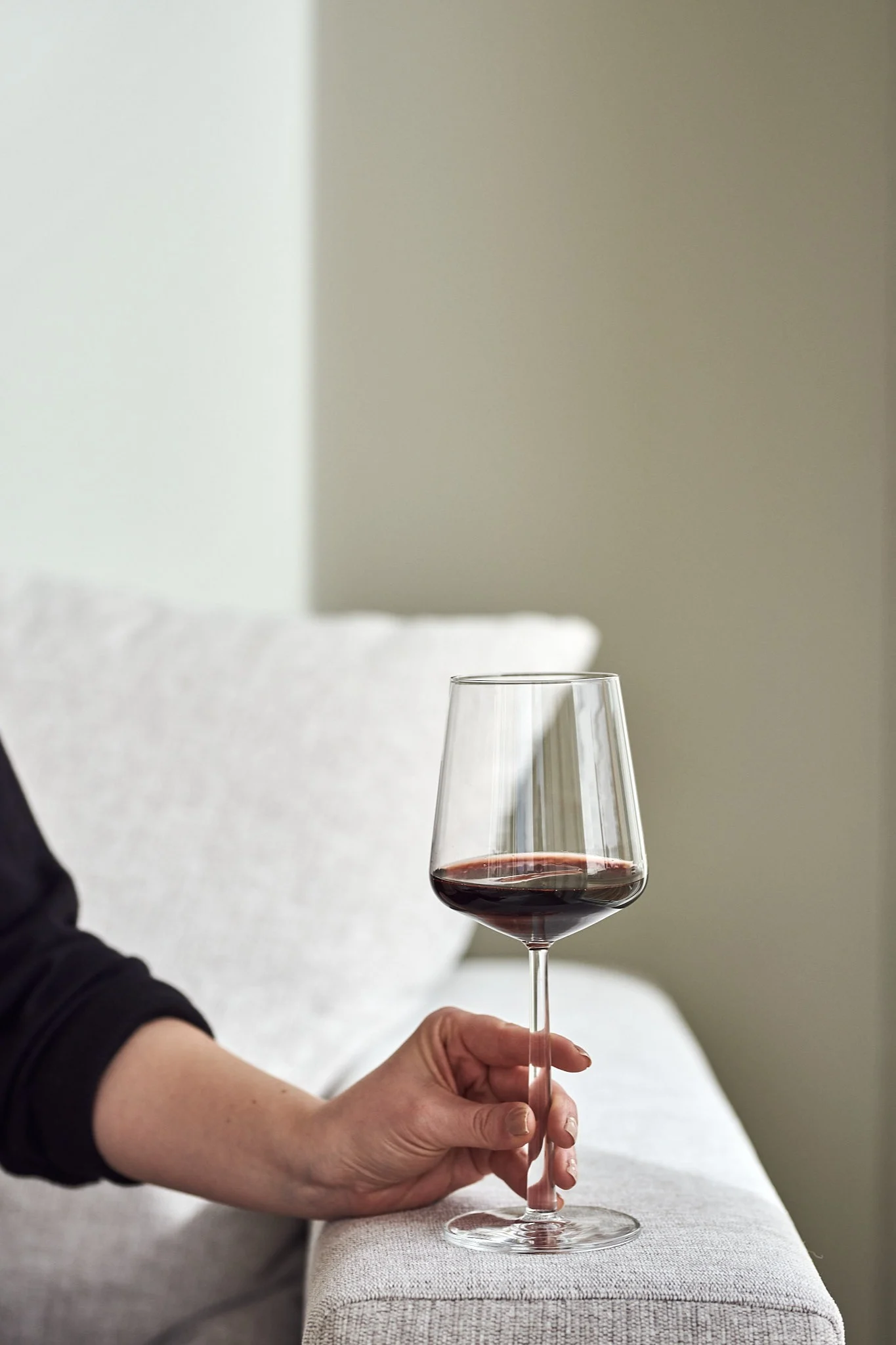 Essence rödvinsglas från Iittala.