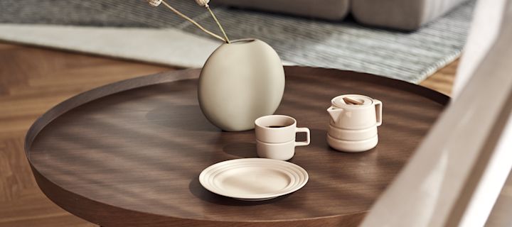En av alla 7 beigea favoriter att satsa på i höst är NJRD Lines serie i beige.
