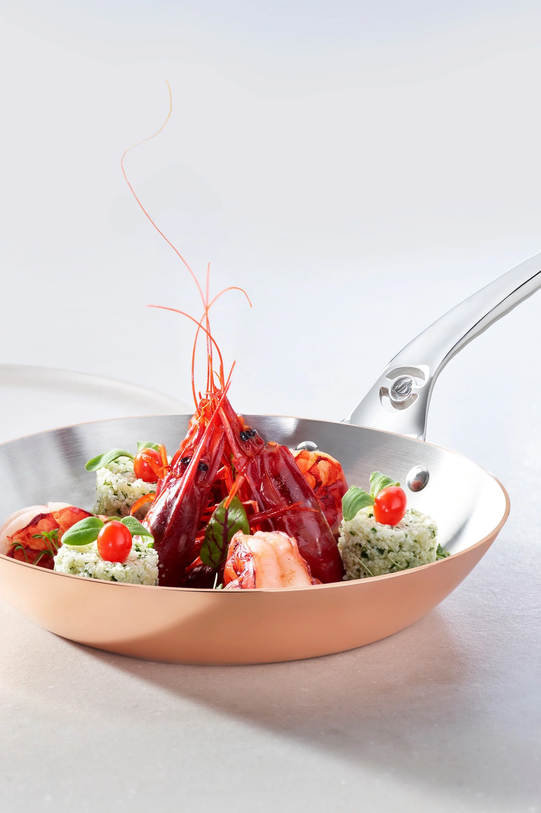 I Prima Matera-pannan från De Buyer tillagades en utsökt rätt.