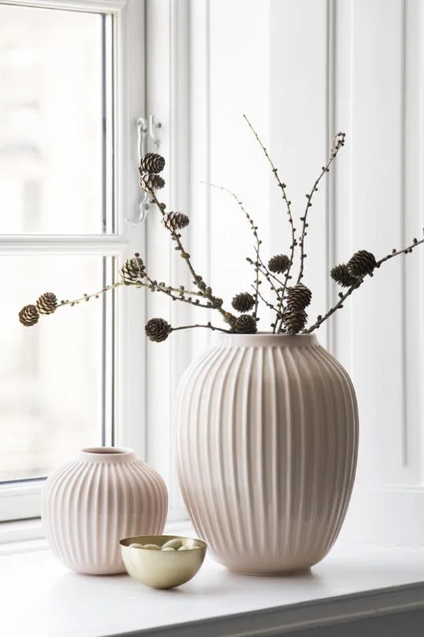 Julklappstips från Ebba von Sydow och Säker Stil – vasen Hammershøi i puder-rosa och storlek mellan. 