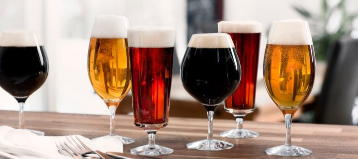 Beer Collection och Difference Pils ölglas från svenska Orrefors, ölglas för både IPA, lager och pilsner.