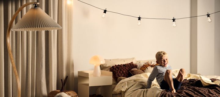 Inred med belysning - tips för hur du inreder med stämningsbelysning, direkt- och allmänbelysning. 