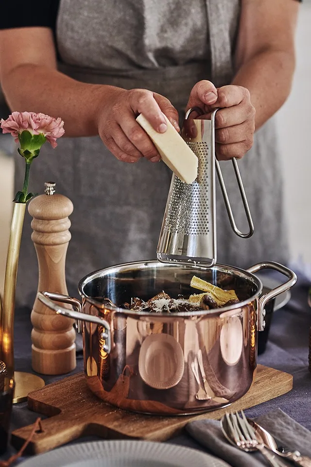 Eva Solo Eva Trio koppargryta är julklappstips till den matlagningsintresserade.