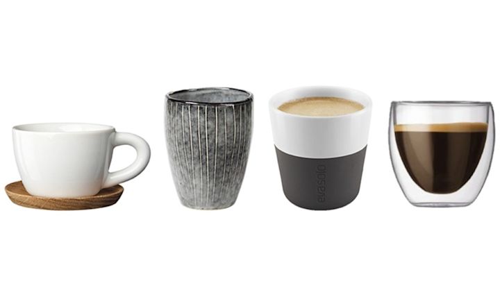 Koppar för espresso & cappuccino – Höganäs, Nordic Sea, Eva Solo och Pavina