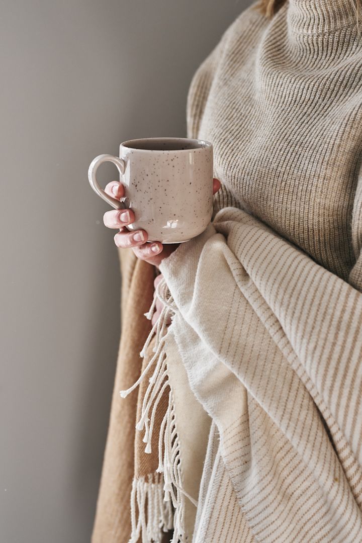 Scandi Living Freckle mugg i beige är en av 7 beigea favoriter att satsa på i höst.