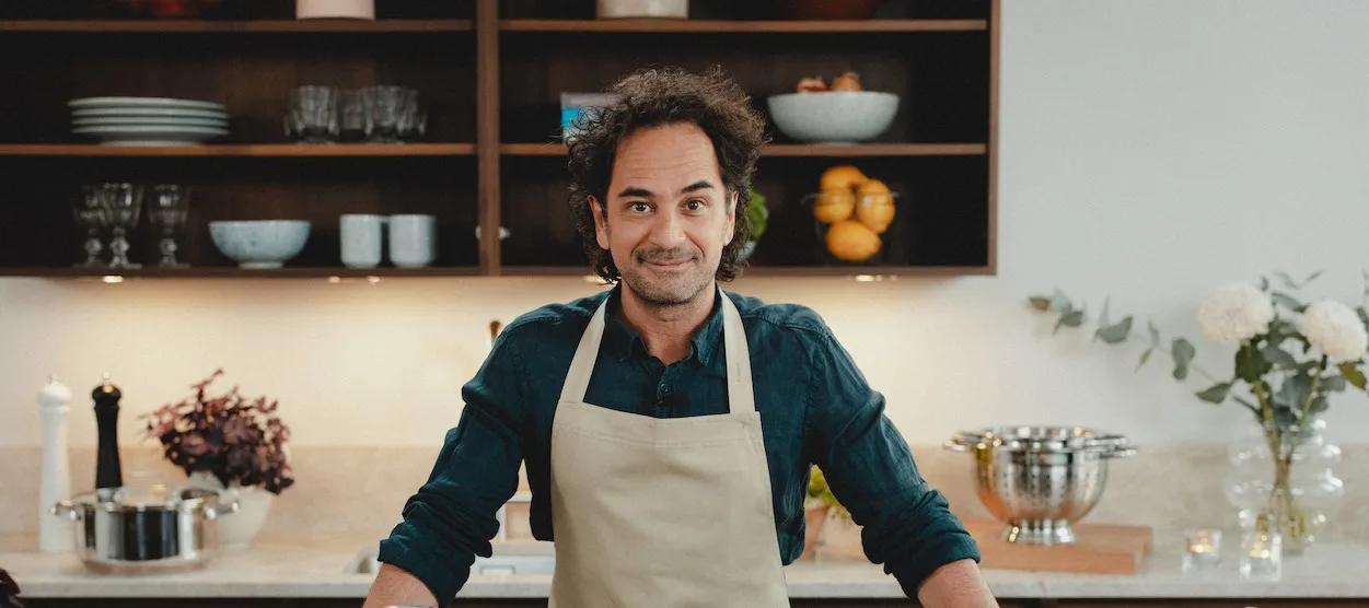 Mästerkocken Markus Aujalay i reportage med Nordic Nest. 