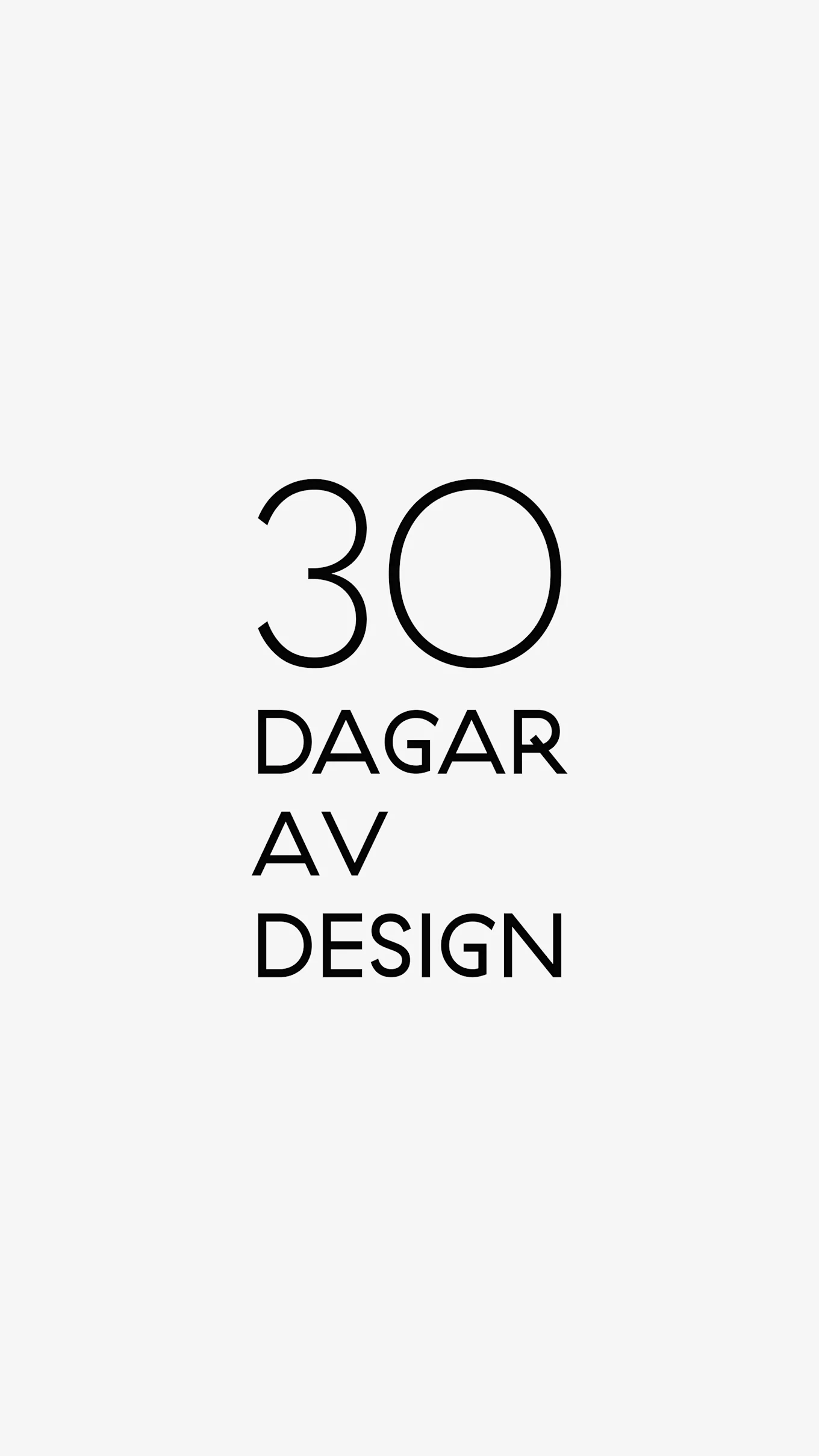 30 Dagar Design