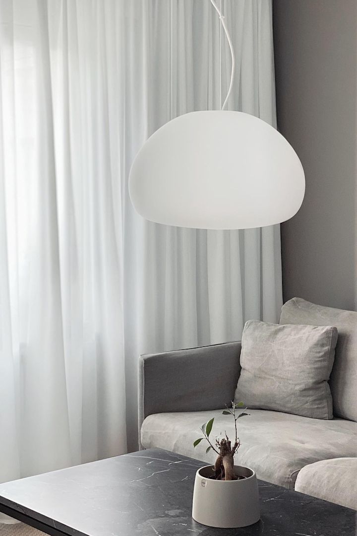 11 snygga taklampor att inreda ditt hem med - här ser du Fluid taklampa från Muuto.