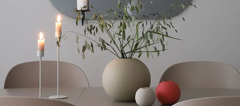 3 matplatser i olika inredningsstilar men alla i sann skandinavisk och nordisk inredning från bland annat Cooee Design.