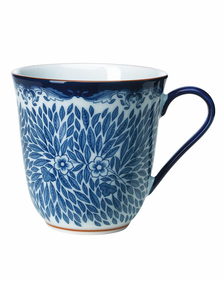 Ostindia Floris mugg är en riktig designklassiker från Rörstrand, perfekt för kaffe.