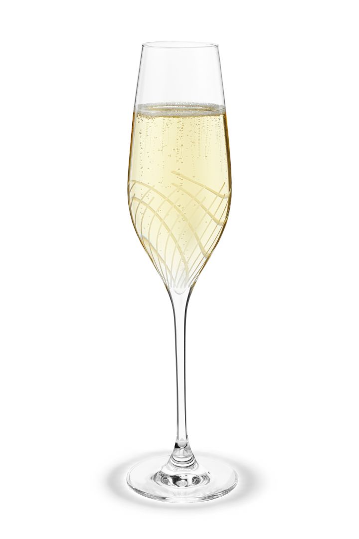 Cabernet Lines champagneglas 2-pack från Holmegaard perfekta bröllopsgåvan för brudparet som gillar bubbel!