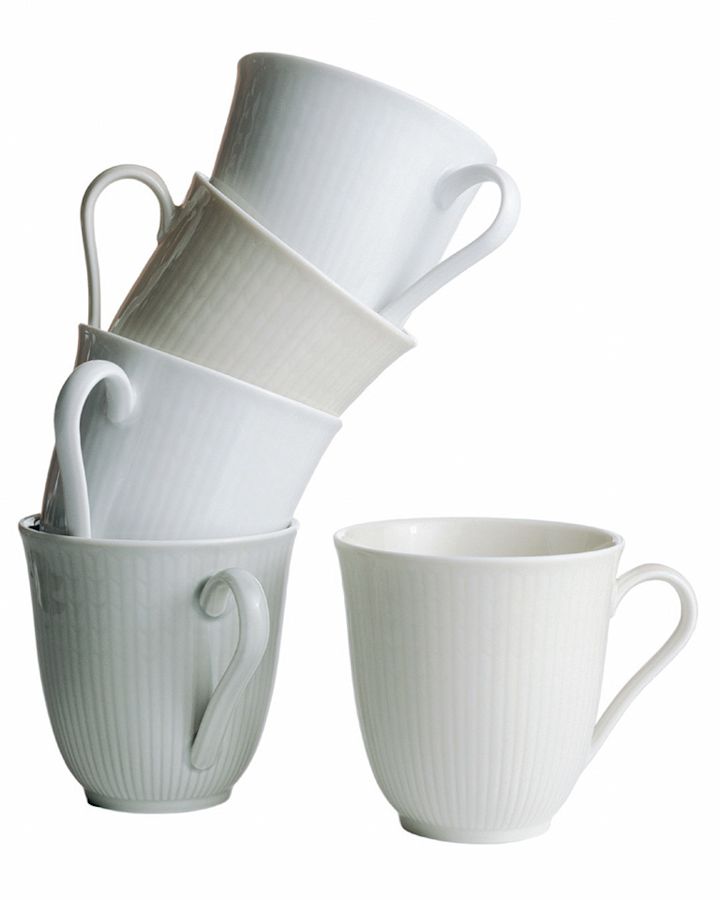 Swedish Grace mugg från Rörstrand passar perfekt för alla typer av kaffe.
